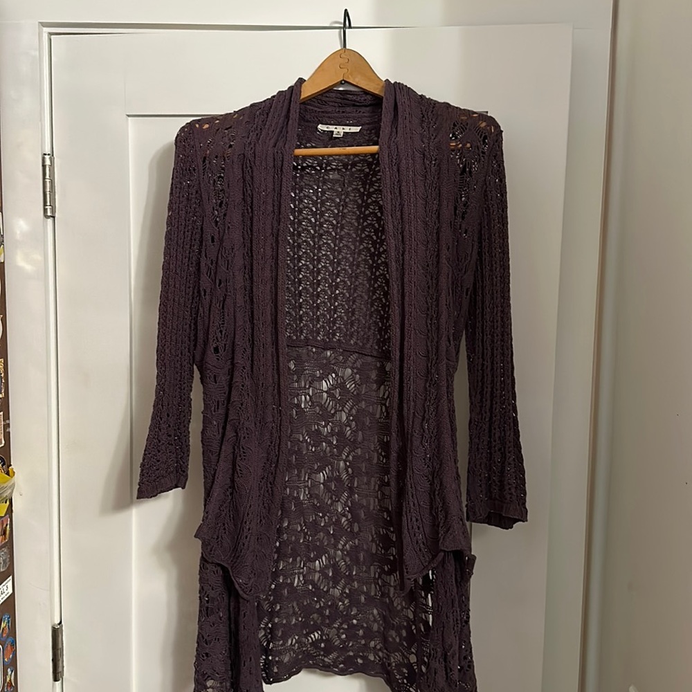 CAbi Purple Cardigan